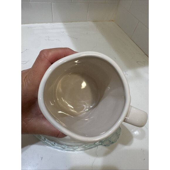 Rae Dunn Double Sided Easter Good Egg Bad Egg White Mug - Picture 8 of 9